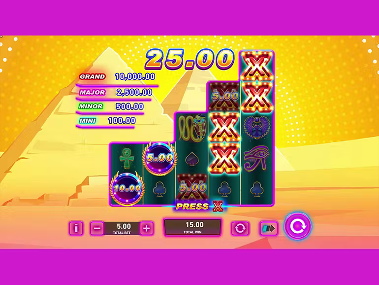 Pyramid Linx — Playtech (video slot) · RTP 95,95%